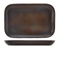 Rectangular Stoneware ANTIGO GREY Plate 